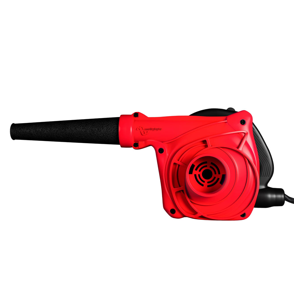 Multybyte Thunder 650W Electric Air Blower | 17000 RPM Motor, Variable Speed, Lock-On Switch, Anti-Vibration | 3.5 m³/min Airflow Dust Cleaner for Car, Computer, Home, Garden & Leaf Blower Machine