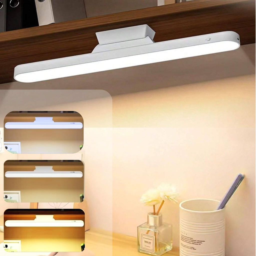 AROPRE USB Rechargeable Magnetic Cabinet Light | Slim LED Under Cabinet Lamp with Curved Edge, 3-Color Dimmable & 1200mAh Battery | Kitchen, Closet & Bedroom