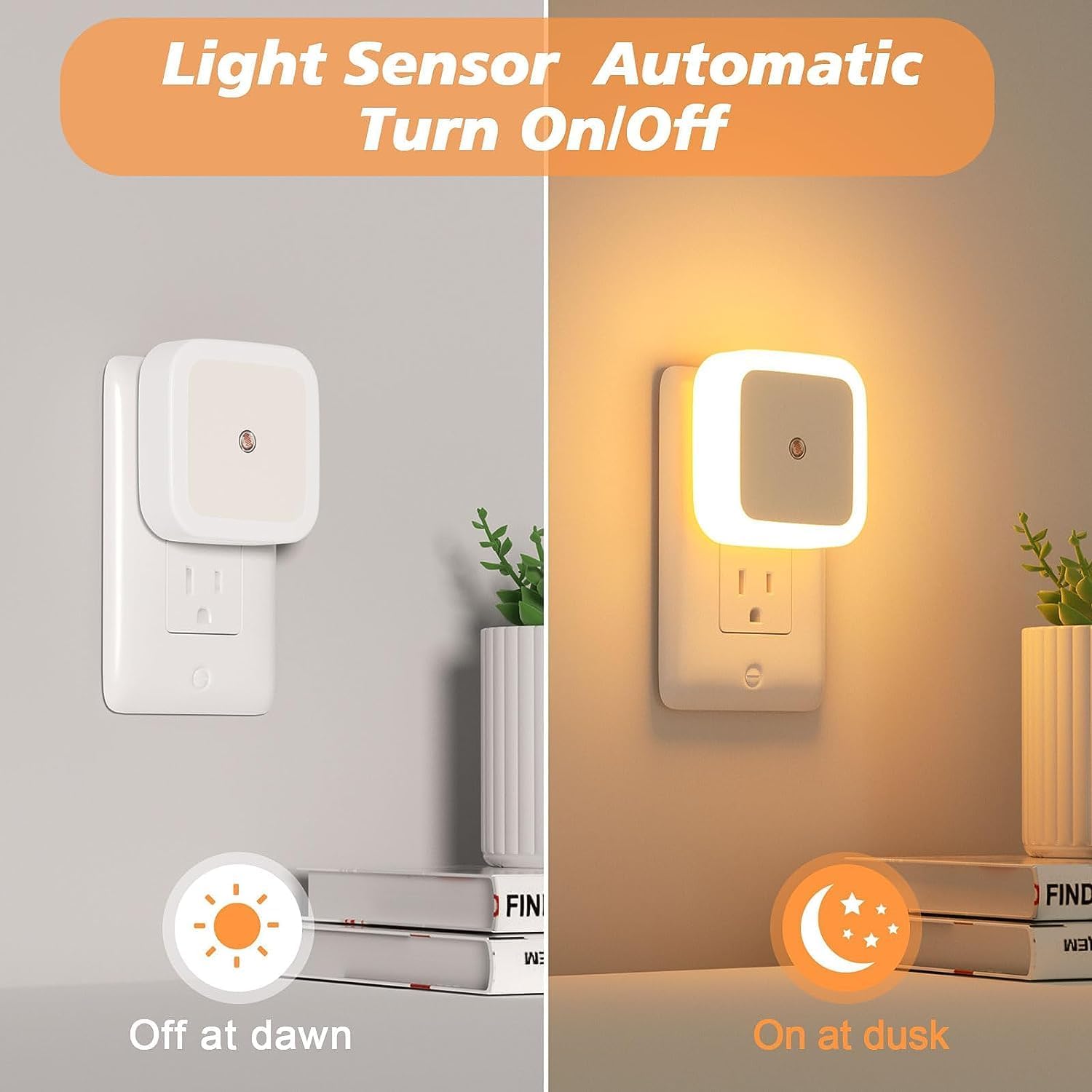 AROPRE Smart Motion Sensor LED Light Bulb with Automatic On/Off and Dimmable Warm White Glow, Energy Efficient 7W LED Bulb for Home, Stairs, Kitchen, Bathroom, Wardrobe Lighting - (Pack of 2)