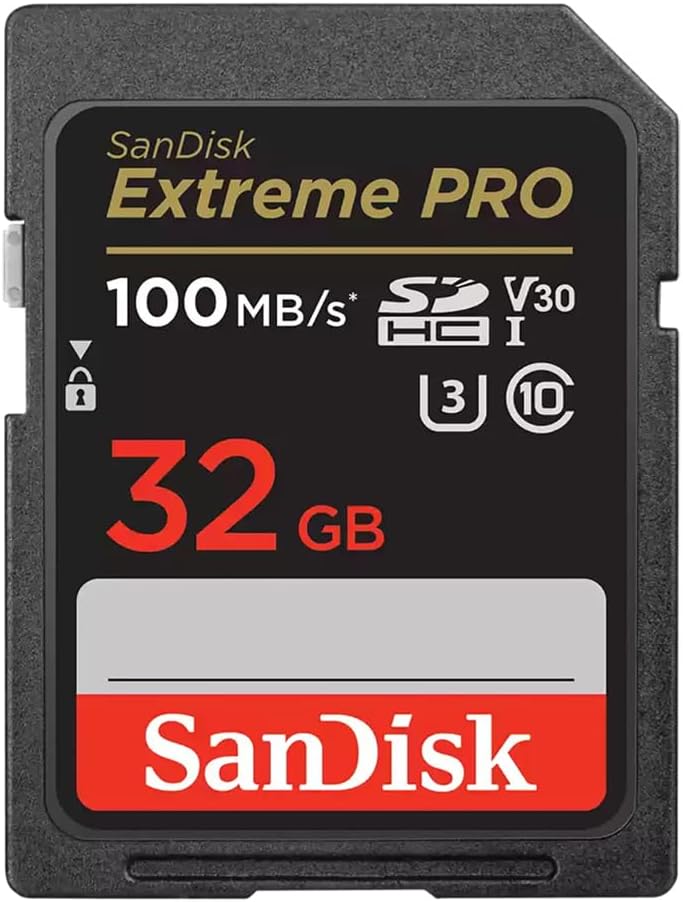 SANDISK 128GB Extreme PRO SD UHS-I Card - Up to 250MB/s Read Speed and 120MB/s Write Speed, 4K UHD, Full HD, U3, and V30 - SDSDXXJ-128G-GSCIN | UHS-I U3 SDXC card with 250MB/s read speed and V30 video class for 4K video, photography and data storage