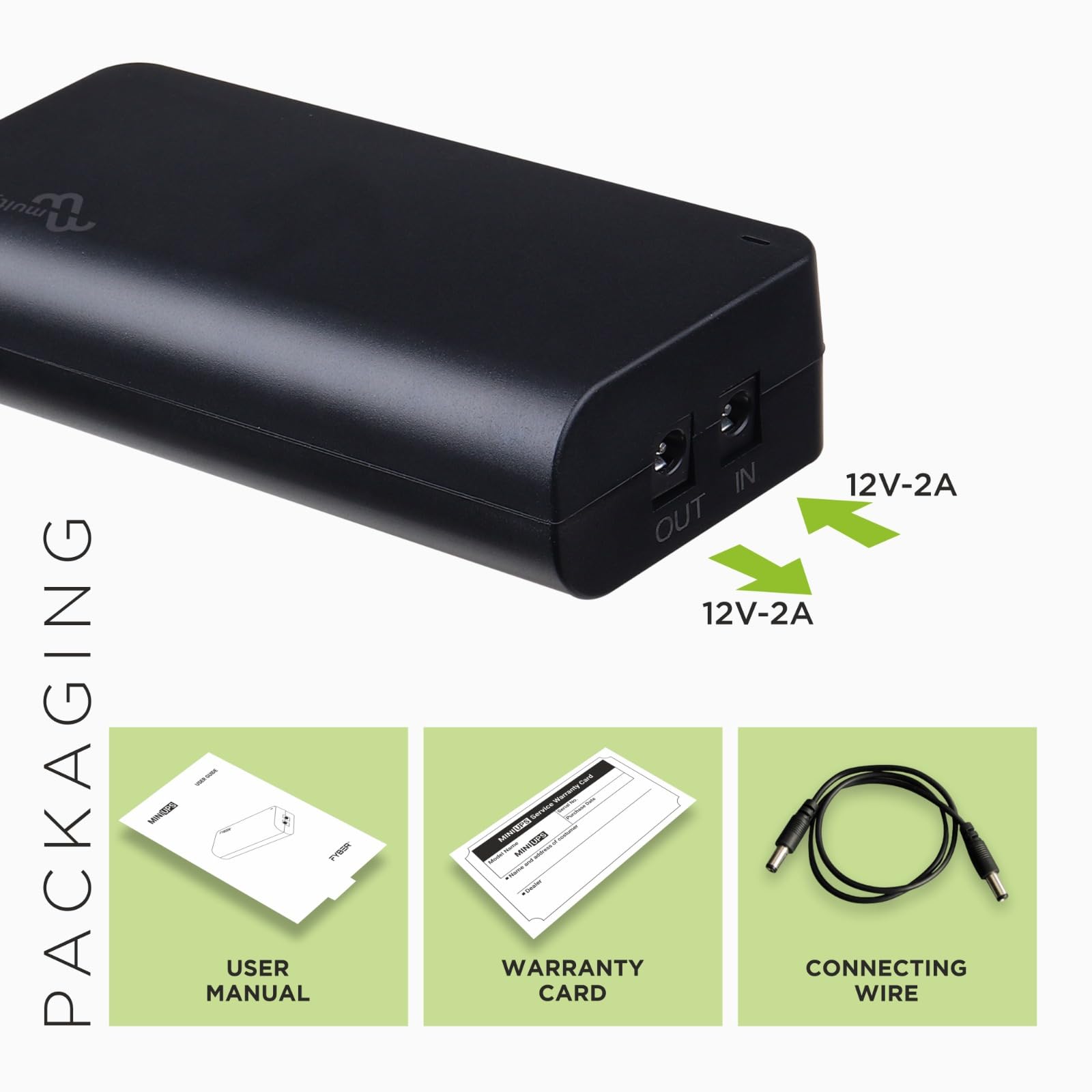 Multybyte 12V Mini UPS for Wi-Fi Router – Up to 5-Hour Backup | Router Backup Battery | Smart Power Protection | Compact & Easy Setup | Compatible with Jio, Airtel, Tenda