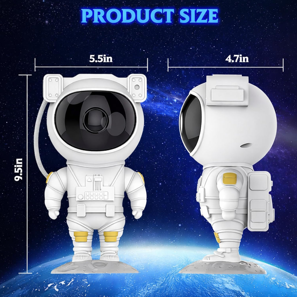 AROPRE Astronaut Galaxy Projector Night Light – 360° Rotating Nebula Star Projector with Remote Control, Timer & Adjustable Head – Space Lamp for Kids’ Bedroom, Gifts, Gaming Room, Home & Décor