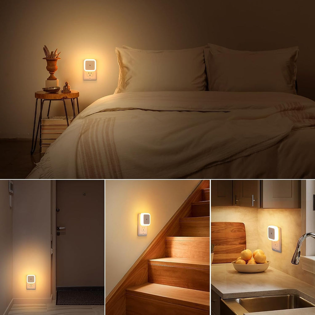 AROPRE Smart Motion Sensor LED Light Bulb with Automatic On/Off and Dimmable Warm White Glow, Energy Efficient 7W LED Bulb for Home, Stairs, Kitchen, Bathroom, Wardrobe Lighting - (Pack of 2)