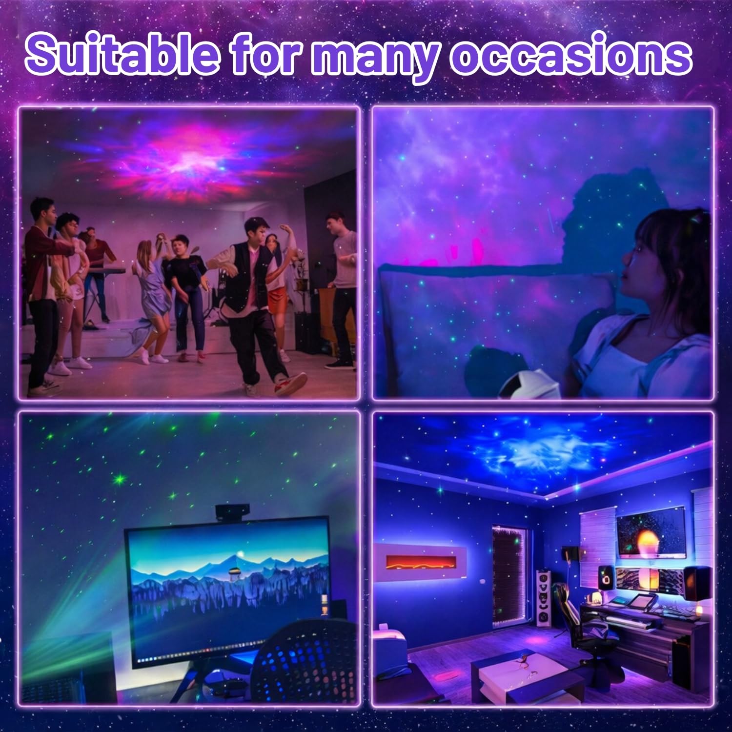 AROPRE Astronaut Galaxy Projector Night Light – 360° Rotating Nebula Star Projector with Remote Control, Timer & Adjustable Head – Space Lamp for Kids’ Bedroom, Gifts, Gaming Room, Home & Décor