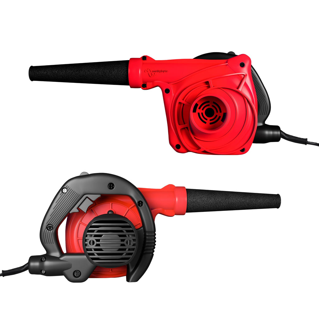 Multybyte Thunder 650W Electric Air Blower | 17000 RPM Motor, Variable Speed, Lock-On Switch, Anti-Vibration | 3.5 m³/min Airflow Dust Cleaner for Car, Computer, Home, Garden & Leaf Blower Machine