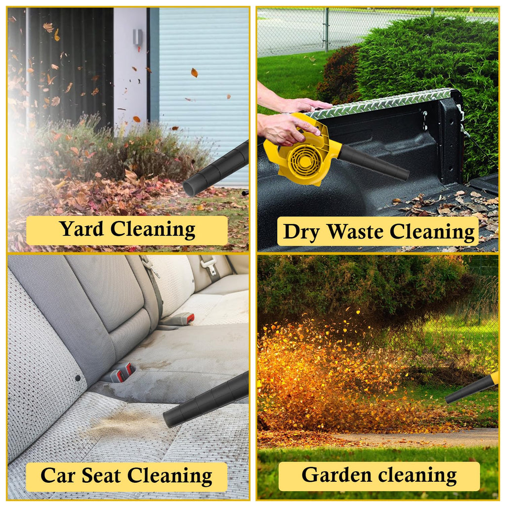 Multybyte Air Blower 575 W Electric Air Blower Garden Leaf Dust Cleaner 14000 RPM Suction 400GMS Airfoil Dirt Cleaning 170km/h Airflow with Unbreakable Body & Glossy Finish for Snow (Green)