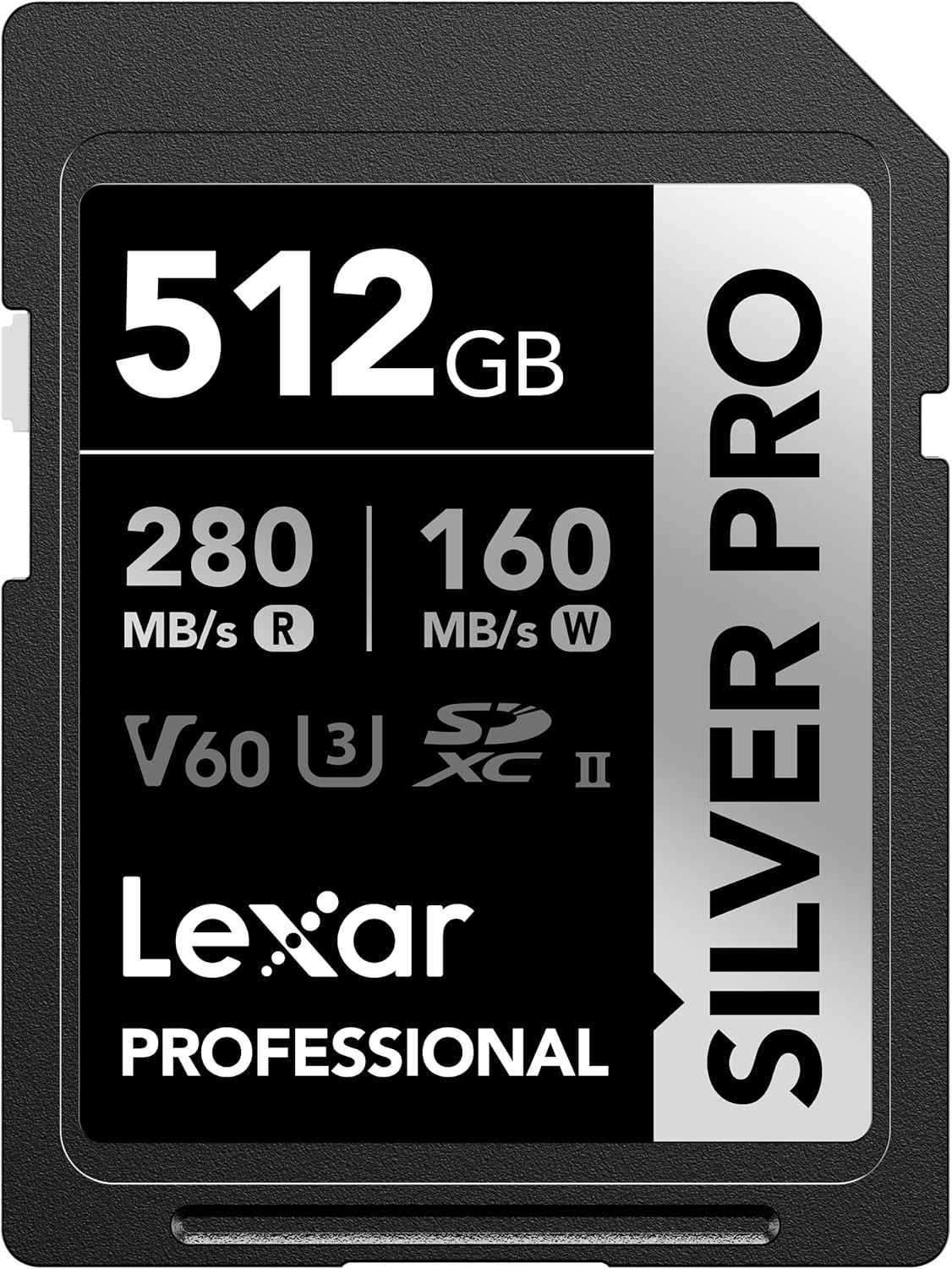 Lexar 128GB Silver PRO SD Memory Card, 280MB/s Read, 4K, V60, U3, UHS-II | Compatible w/ Canon, Sony, Nikon, Ideal for Professional Photographer, Videographer, Enthusiast, LSDSIPR128G-BNNNU