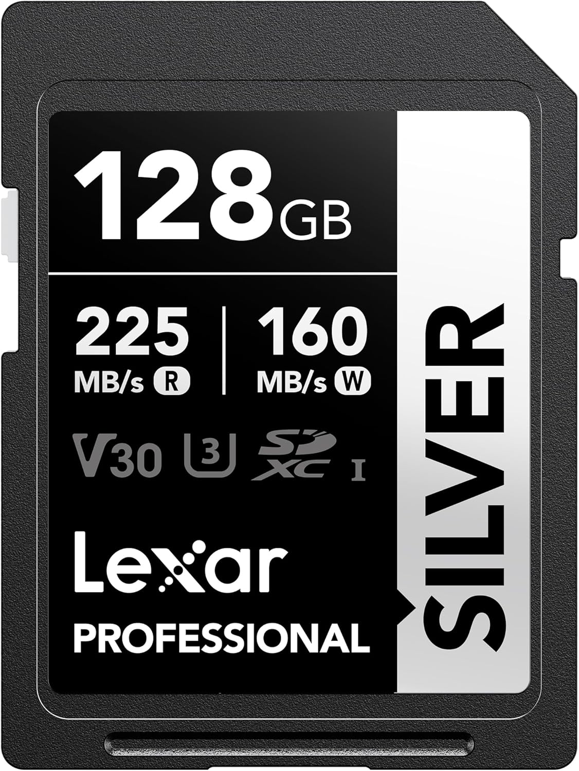 Lexar 128GB Silver PRO SD Memory Card, 280MB/s Read, 4K, V60, U3, UHS-II | Compatible w/ Canon, Sony, Nikon, Ideal for Professional Photographer, Videographer, Enthusiast, LSDSIPR128G-BNNNU