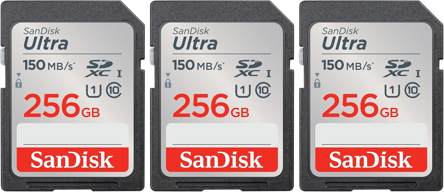 SANDISK 64GB Ultra SDXC UHS-I Memory Card - Up to 140MB/s, C10, U1, Full HD, SD Card - SDSDUNB-064G-GN6IN | Up to 140MB/s, UHS-I, U1, Class 10, Full HD video