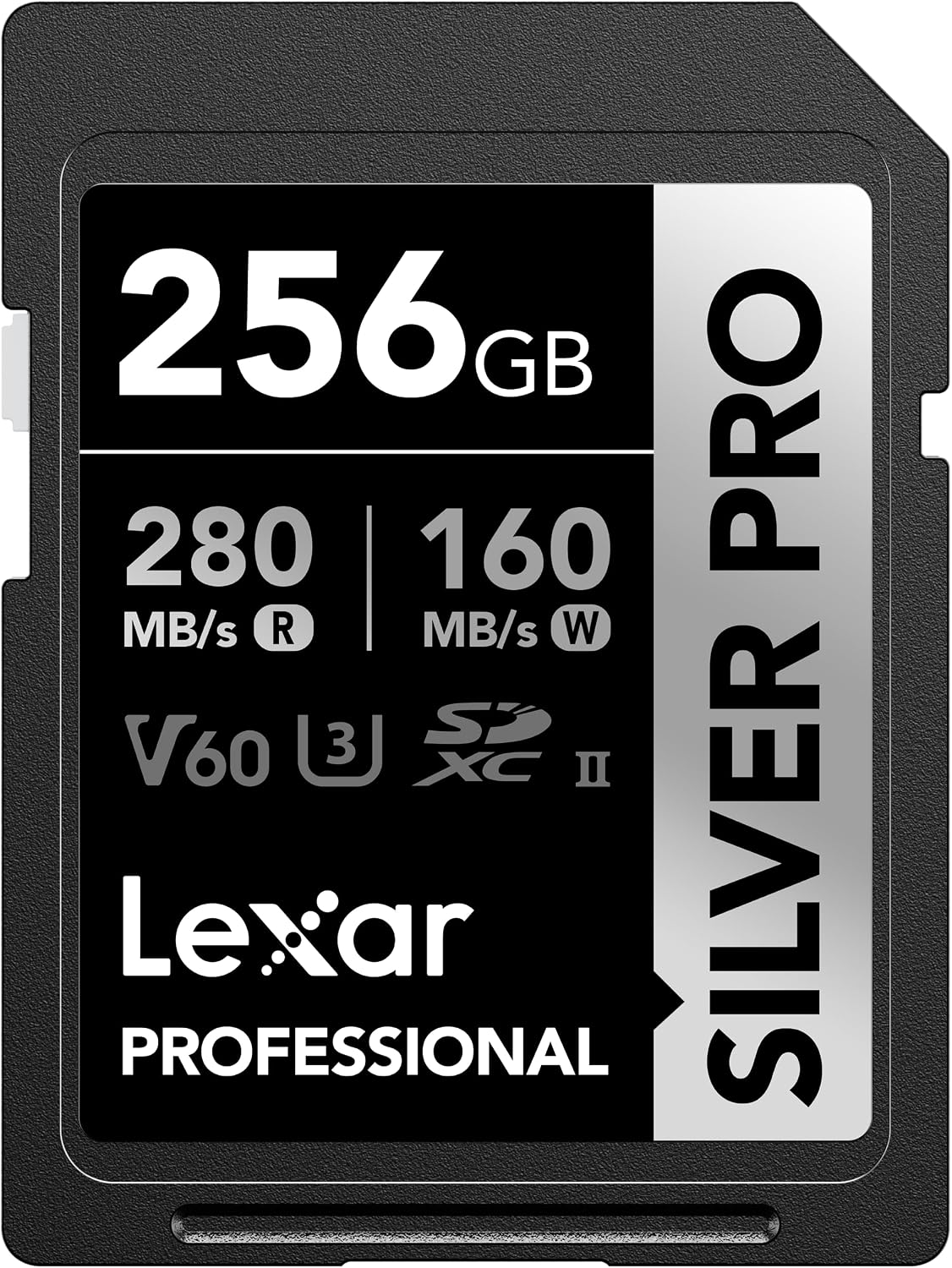 Lexar 128GB Silver PRO SD Memory Card, 280MB/s Read, 4K, V60, U3, UHS-II | Compatible w/ Canon, Sony, Nikon, Ideal for Professional Photographer, Videographer, Enthusiast, LSDSIPR128G-BNNNU