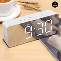 AROPRE Digital Alarm Clock Table Clock for Students, Heavy Sleepers, Bedroom, Office, Corporate | Mini Alarm Clock with Loud Sound, Automatic Sensor, Date & Temperature