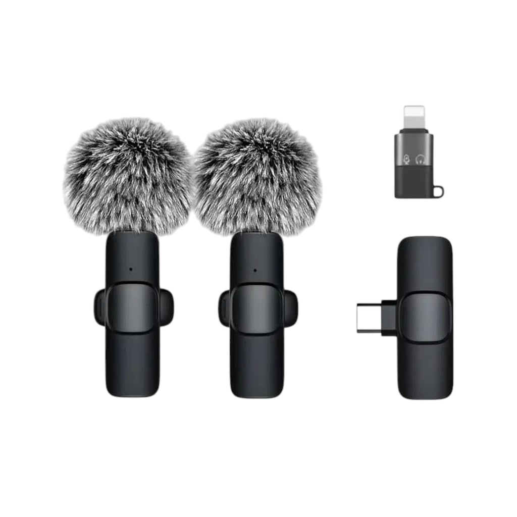 AROPRE AI K9 Professional Wireless Microphone for YouTube, AI Noise Cancelling Lavalier Mic for Video Recording, Best Wireless Mic for Content Creators