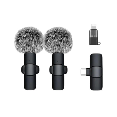 AROPRE AI K9 Professional Wireless Microphone for YouTube, AI Noise Cancelling Lavalier Mic for Video Recording, Best Wireless Mic for Content Creators