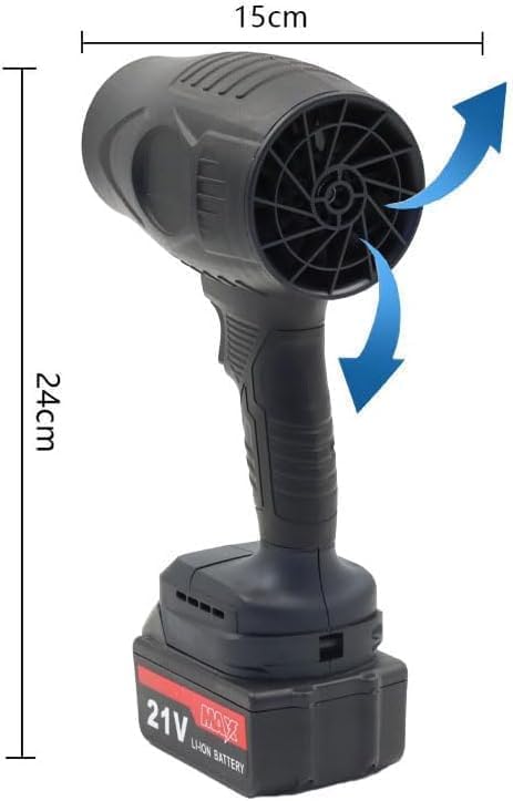 AROPRE 48v Handheld Electric air Blower for car and Home Cleaning - Turbo Jet Motor with brushless Design for Extra Runtime, Perfect for Corners and Road Cleaning